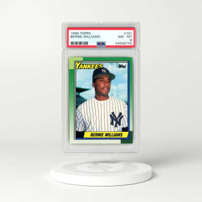 1990 Topps #701 Bernie Williams (PSA 8 NM-MT)